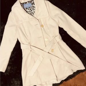 Girl’s Madden Dust Rose Peacoat, Size Small